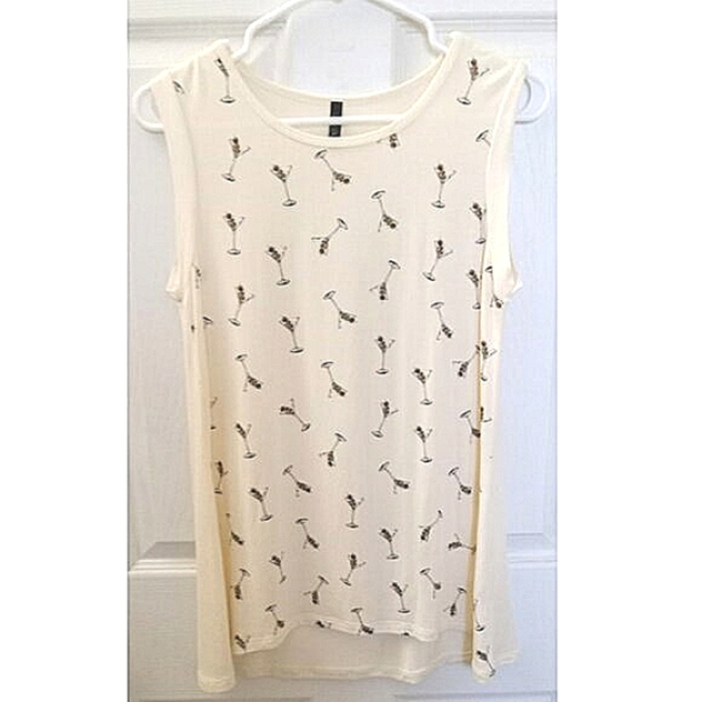 Martini Tank Top Sz M